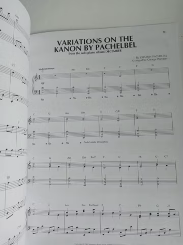 Sheet Music George Winston Piano Solos Published by Hal Leonard