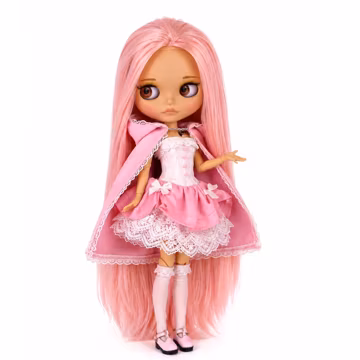 Pink ridding hood set clothes for BLYTHE Fashion Doll custom clothes