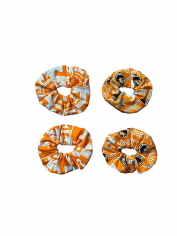 Oversized Tennessee Vols Scrunchies - 4 PACK