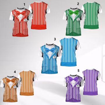 Dapper Dans 3D Costume Matching Shirt, Halloween Costume For Family Group T Shirt, Men Halloween Cosplay, Dapper Dans Cast Member Shirt