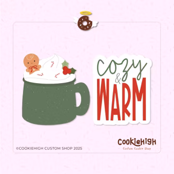 Cozyy & Warm Set 2 Cookie Cutter .Stl + PNG Image of Eddie! | Instant download!