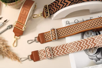 Brown Leather Bag Strap: Adjustable Shoulder or Crossbody Strap