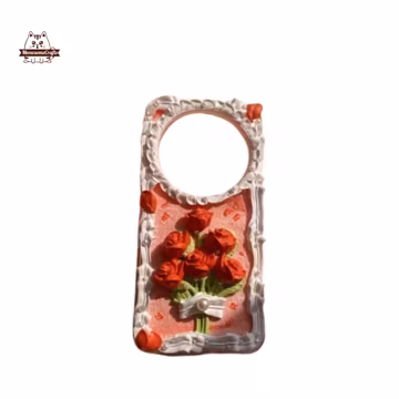 Finished Handmade Decoden Phone Case | Red Roses Tied Bow | Samsung | Android | Apple iPhone | Tablet