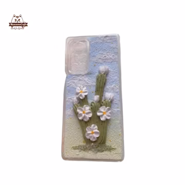 Finished Handmade Decoden Phone Case | Blooming Cactus Flowers Planet | Samsung | Android | Apple iPhone | Tablet
