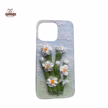 Finished Handmade Decoden Phone Case | Lovely Daisies Flowers | Samsung | Android | Apple iPhone | Tablet