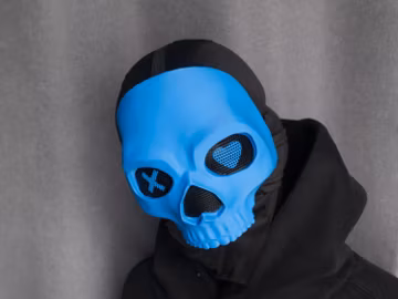 Lights Out Inspired Mask - Cosplay Mask - Halloween Mask