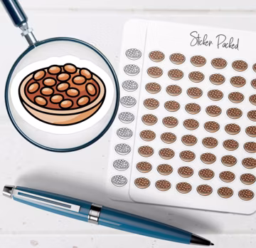 Baked Beans Planner Sticker Baked Beans Icon Sticker Baked Beans Sticker