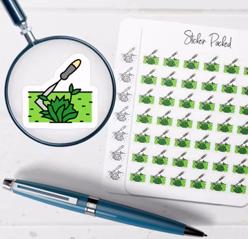 Weed Removal Planner Sticker Weed Removal Icon Sticker Weed Removal Sticker