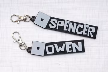 Personalized Roblox Inspired Backpack Tag: Gamer Name Tag-Stocking stuffer-Gamer gift