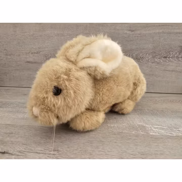 Vintage 1983 DAKIN Plush Mommy Tan Bunny Stuffed Toy 12" Rare