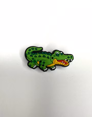 Crocodile Shoe Charm: Green Alligator Clog Decoration