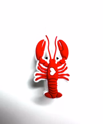 Lobster Shoe Charm: Funky Seafood Clog Accessory