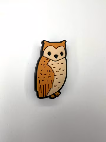 Owl Shoe Charm: Woodland Clog Clip Accessory