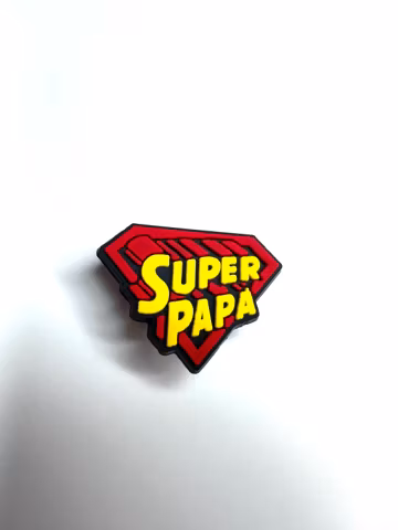 Super Papa Shoe Charm Birthday gift idea Father's Day Clog accessories grandad presents grandpa shoe accessory funky gifting for men dad