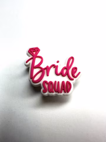 Bride Squad Shoe Charm: Bachelorette Party Clog Accessories