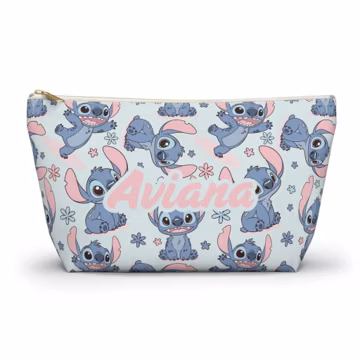 Personalized Disney-Inspired Accessory Pouch – Magical Organizer Bag, Custom Name, Multiple Sizes