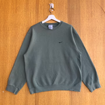Vintage Nike Sportswear Sweatshirt Embroidered Small Logo Jumper Pullover