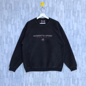 Vintage Mondetta Sport Canada Sweatshirt Embroidery Spellout Jumper Pullover