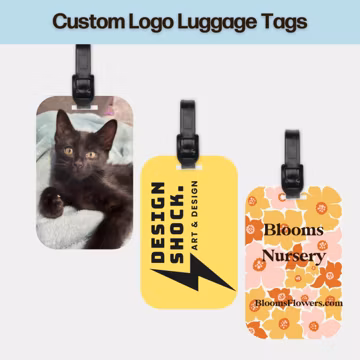 Custom Luggage Tag Leather Luggage Tag Personalized Luggage Tag Custom Photo Luggage Tag Personalized Travel Accessory Promotional Product