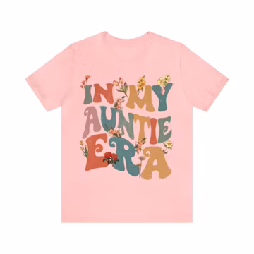 In My Auntie Era Shirt, Cool Aunt Eras Shirt, Retro Aunt Shirt, Baby Announcement For Aunt Shirt, Aunt Gift