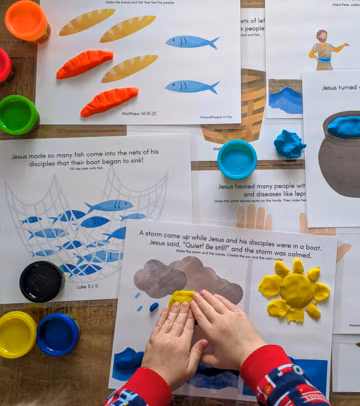 Miracles of Jesus Playdough Mats Printable | Kids Bible Activity | Sunday School, Christian Preschool, Homeschool PDF | Fine Motor Activity