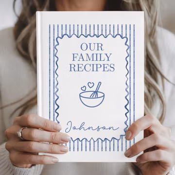 Personalized Recipe Book Custom Family Recipes Notebook Recipe Journal Custom Gift For Grandma Cooking GIfts Legacy Notebook Personal DIary