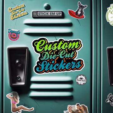 Custom Die-Cut Vinyl Stickers: Personalized Waterproof Decals