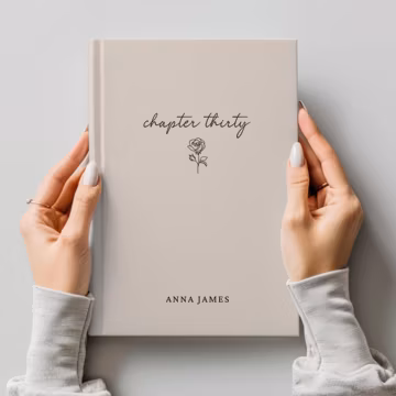 Chapter 30 Journal, Personalized 30th Birthday gift for her, Notebook for turning 30, Milestone journal for best friend Sister Daughter