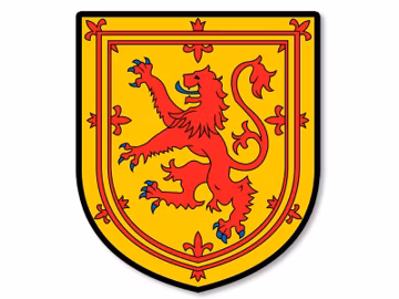 SCOTLAND Coat Of Arms Sticker (europe united kingdom auto rv truck suv car laptop cell iphone seal decal vinyl)