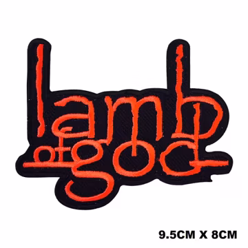 Rock Music Band Logo Iron/Sew On Patch Embroidered Applique For Clothes