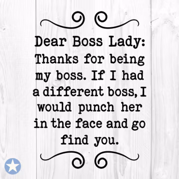 Dear Boss Lady Svg, Thanks For Being My Boss Svg, Boss Lady Svg, Boss Svg, Boss Lady Gift Svg, Boss Mug Svg, Cut Files, Cricut, Svg, Png