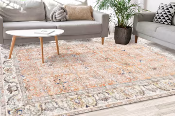 Floral Rug, Muted Rug, Floral Pattern Rug, Turkish Stye Rug, Turkish Rug, Outdoor Rug, Gift For Him, Thick Rug, Customs Rug, Pattern Rug,