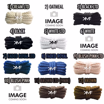 Braided Rope Shoelaces Brand New Premium Quality Thick Replacement Cactus Jack 7mm 8mm 9mm Woven Laces Ships From Florida USA