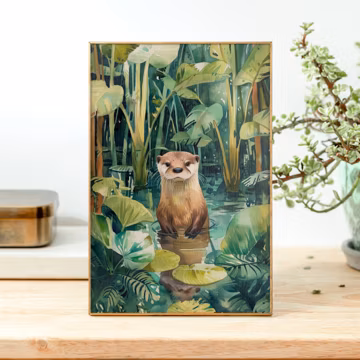 Mangrove Forest Adventuring Otter Jigsaw Puzzle, 110/252/520/1014 Pcs, Kids Adults Puzzle, Cute Otter Decor, Family Activity, Sea Otter Gift