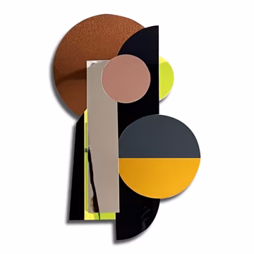 ABSTRACT Unique acrylic mirror wall art/ modern geometric design