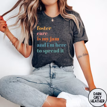 Foster Mama Shirt Foster Mom Shirt Foster Care Foster Parent Shirt Social Work Adoption Gifts Adoption Gift Bonus Mom Gift Mama Crewneck