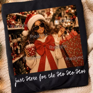 Funny Doll Face Christmas PNG, Hohohos Shirt Design, Merry Sublimation, Sassy Holiday Humor