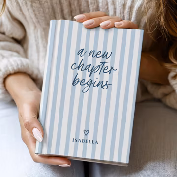 Personalised New Chapter Journal, Custom Graduation 2026 Notebook, A New Chapter Begins Keepsake Journal,Class of 2026 College Graduate Gift