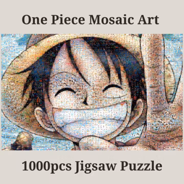 One Piece Mosaic Art Jigsaw Puzzle: Japanese Anime 1000 Piece