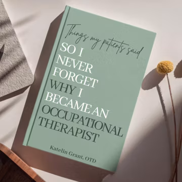 Occupational Therapist Journal, OT Appreciation Gift, Therapy Worker,Occupational Therapy School, OT Graduate, MSOT Graduation Gift