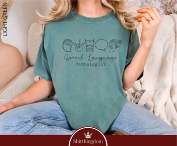 Speech Language Pathologist Shirt, Speech Therapist Shirt, Speech Language Shirt, SLP Nurse Shirt, SLP Shirt, Long Sleeve Comfort Colors Tee