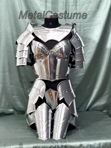 Handcrafted Medieval Women's Full Plate Armor – Lady Knight Polished Steel Suit For Cosplay And Fair Costume