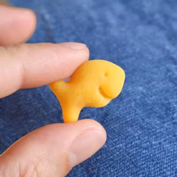 Handmade Goldfish Pin, Whimsical Bag Badge, Jacket Accessory, Smile Charm
