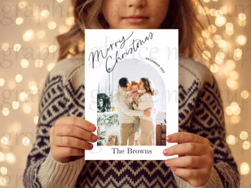Card Mockup, 5x7, girl card, Evergreen Card Mockup, Party Invitations, Invite, Greeting Card, Birthday, Wedding Card, Transparent card, png