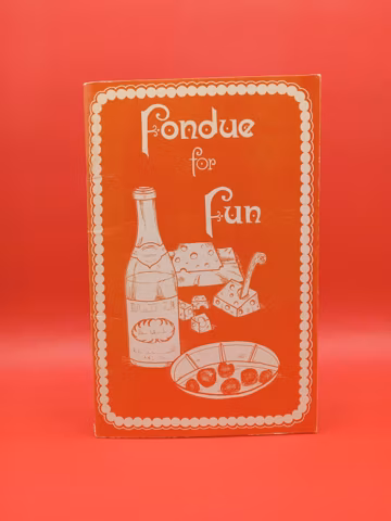 1969 soft cover cookbook Fondue for Fun