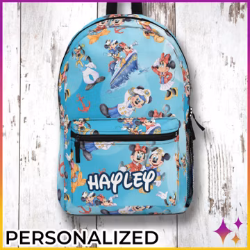 Personalized Disney Cruise Backpack | Disney Cruise Line Gear | Disney Cruise Custom Personalized Bag | Disney Cruise Gift