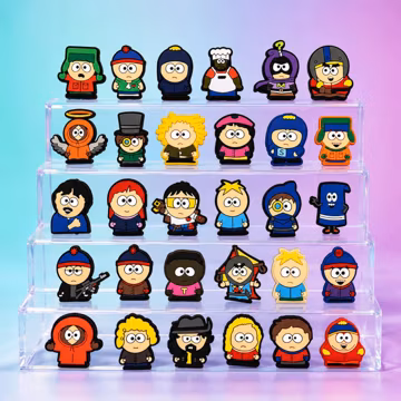 Pop Culture Shoe Charms: 30-Piece Funny Cartoon Clog Accessories