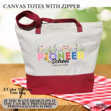 Personalized Pioneer School Tote Bag, JW Gift Ideas, jw 2026 gifts, Pioneer School Bag, 2026 Pioneer Service School, JW Pioneer Gifts