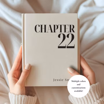 22th Birthday Gift New Chapter 22 Journal Custom Birthday Notebook Twenty Two Year Notebook Personalized new chapter begins Gift for her