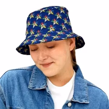 Eastern Star/ OES All Over Print Bucket Hat